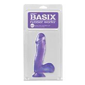 PD Basix 6.5in Dong Balls & Suction Pur