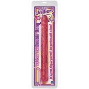 Crystal Jellies Double Dong Pink 18in