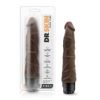Dr. Skin Vibe 1 Dildo 9in Vibr Brown
