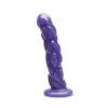 Tantus Paisley Textured Dildo Purple BAG