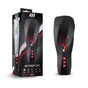 M for Men Storm Vibrating Suction Blk