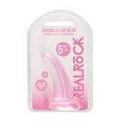 RealRock CC 5in Curve Dildo WSuction Pnk