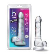 B Yours Diamond Quartz 7in Dildo Clear
