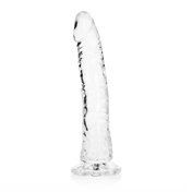 RealRock CC Slim 8in Dildo Clear
