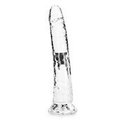 RealRock CC Slim 10in Dildo Clear
