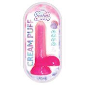 Cotton Candy Cream Puff Sil Dildo 6in Pk