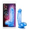 B Yours Sweet n Hard 1 Dildo 7in Blue