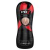 PDX Elite Vibrating Stroker Pussy Beige