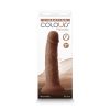 Colours Pleasures 7in Vibr Dildo Brown