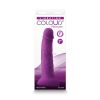 Colours Pleasures 7in Vibr Dildo Purple