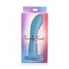 Simply Sweet Ribbed Silicon Dildo 7in Bl