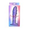 Simply Sweet Swirl Silicone Dildo 7in Pu
