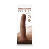 Colours Pleasures 7in Vibr Dildo Brown