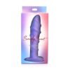 Simply Sweet Swirl Silicone Dildo 7in Pu