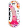 Sweet Sex Sweet Heart Sili Dildo 7in Pk