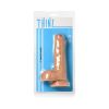 Thinz Uncut Dildo W/ Balls 6.5in Light